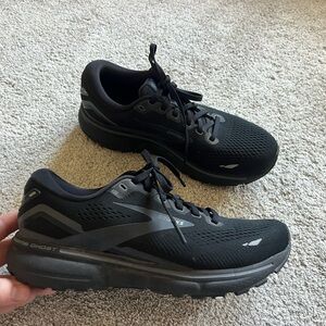 Brooks Ghost 15 Women’s Size 8 D Wide Shoes Running 1203801D020 Sneakers Black